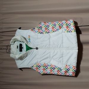 COOGI White Puffer Vest size XL